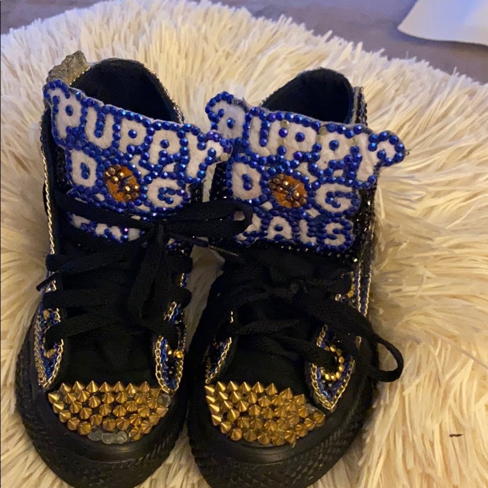 Boys custom-made puppy dog pals bling  sneakers